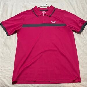 Oakley Red Performance Polo Shirt
